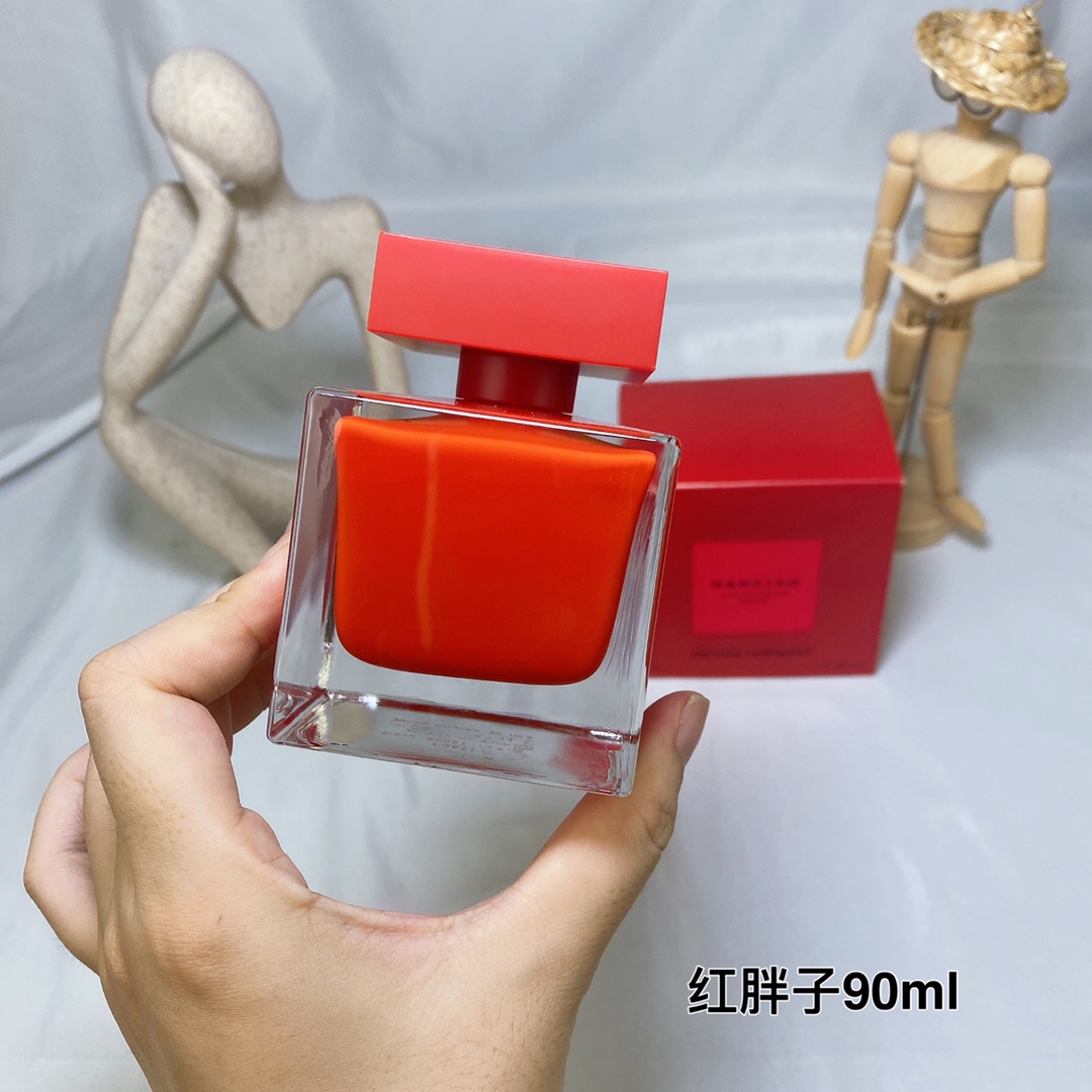NARCISO RODRIGUEZ 纳西素红胖子同名红色 Rouge 女士香水 EDP 90ml 