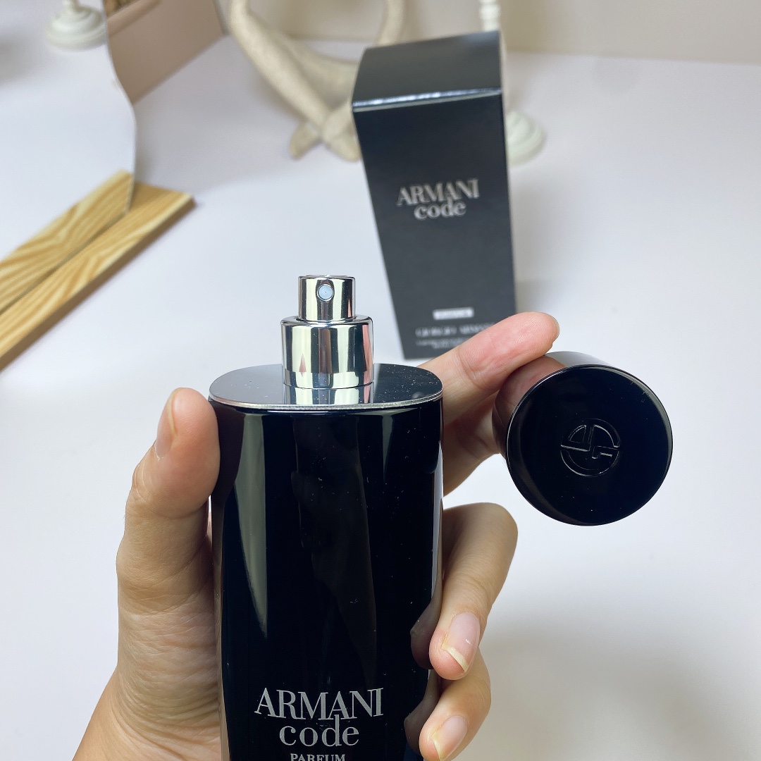 15eur---Armani纯香黑色密码男士香精125mI