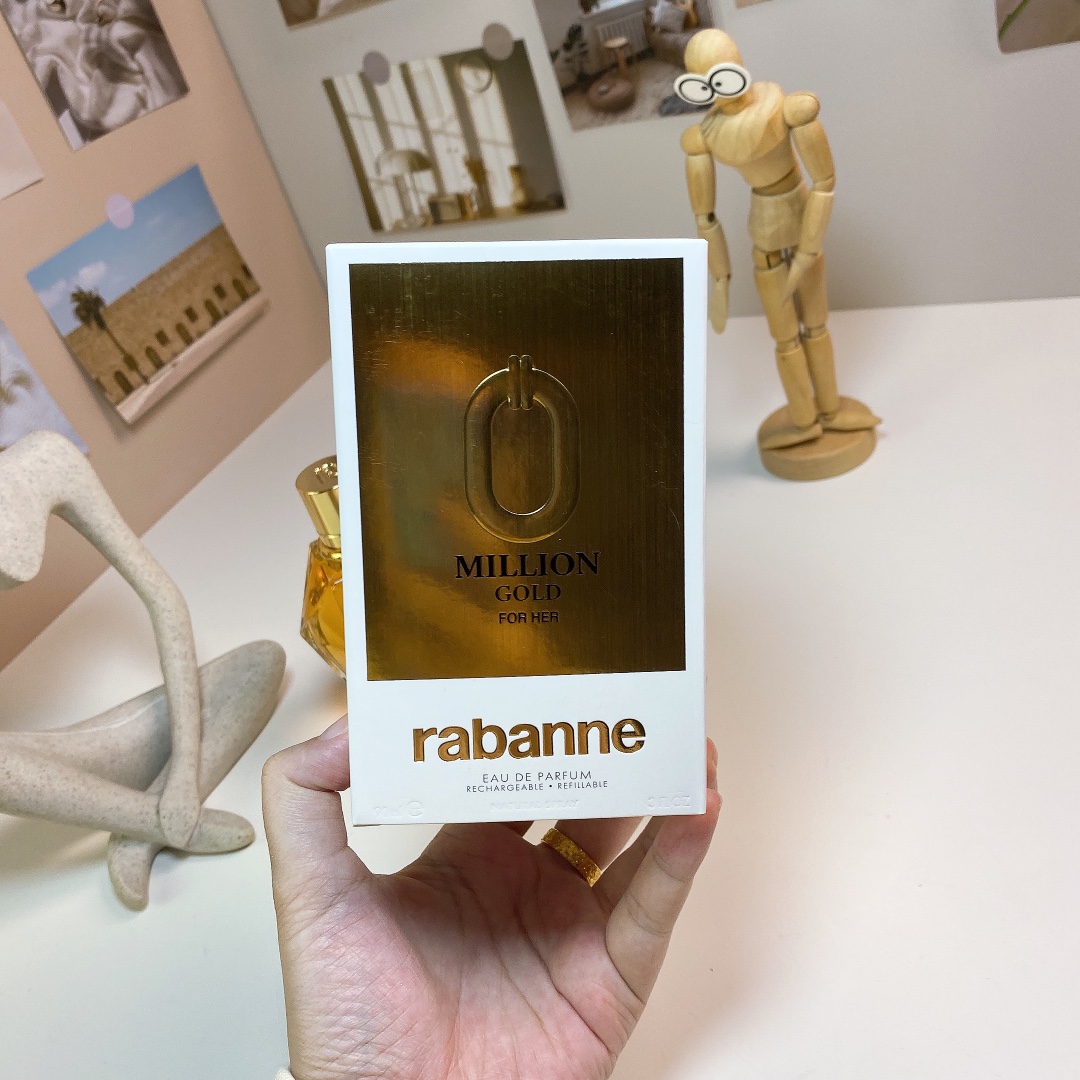 15eur---Paco Rabanne 黄金百万女士 90ml