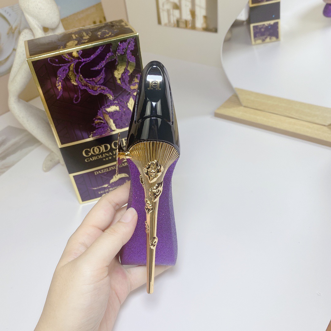 Carolina Herrera Purple Gold High Heels 85ml