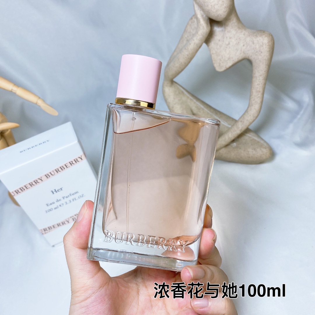 15EUR---Burberry巴宝莉花与她梦幻粉浓香水EDP 100ml