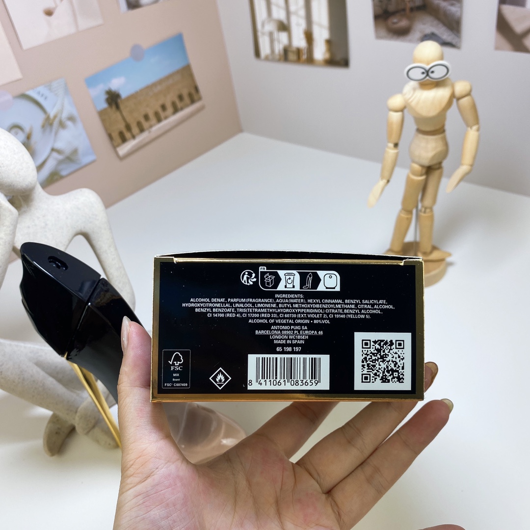 15eur---Carolina Herrera 粉色依兰精粹 80ml