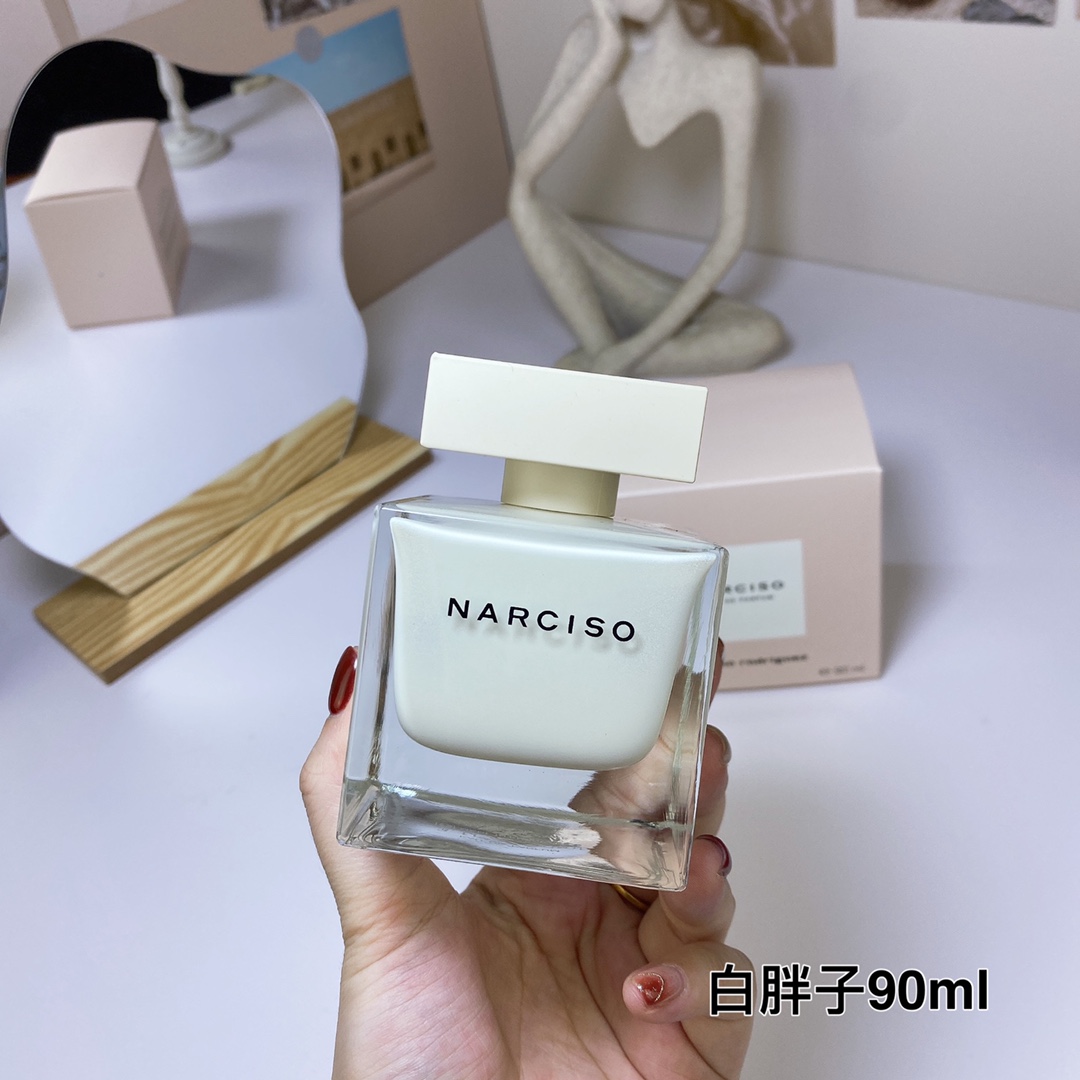 Narciso Rodriguez纳西素白胖子90ml 同名香水纳西索·罗德里格斯新版同名 Narciso Rodriguez Narciso