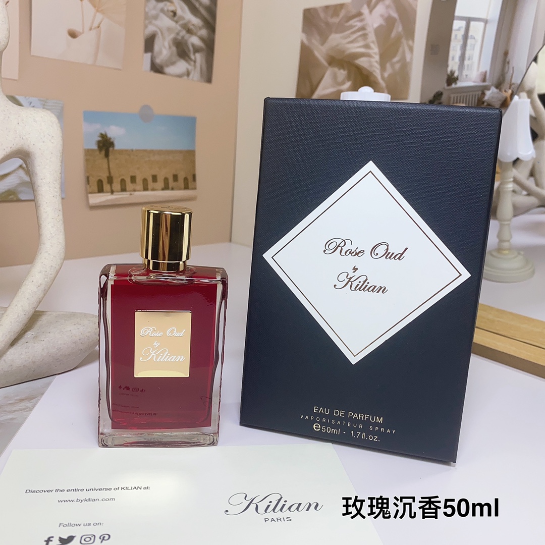 15eur---kilian 玫瑰沉香乌木香水EDP 50ml