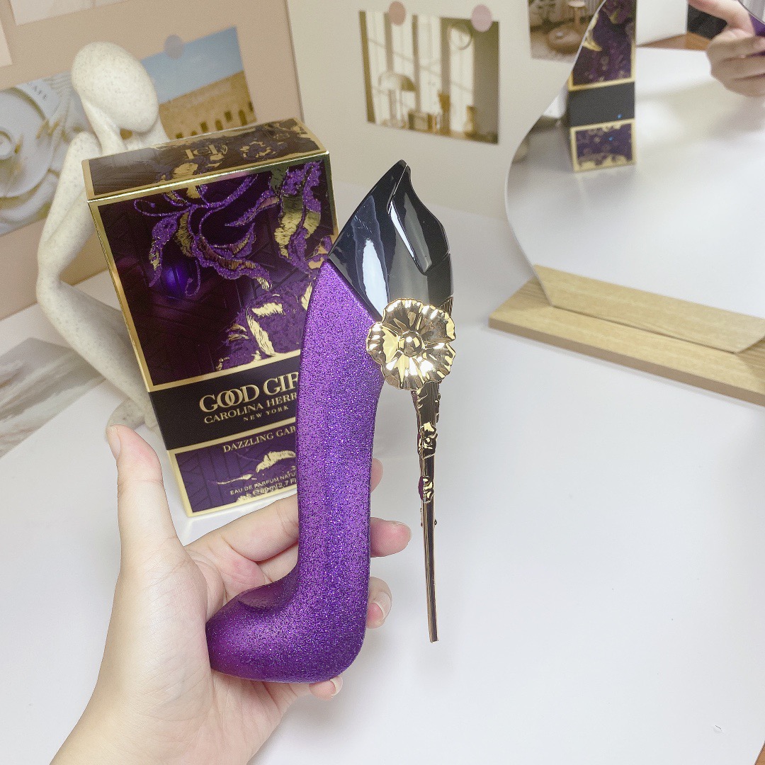 Carolina Herrera Purple Gold High Heels 85ml