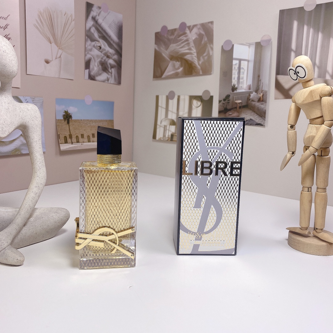 16eur---ysl限定金色蕾丝鎏金版自由之水edp 90ml