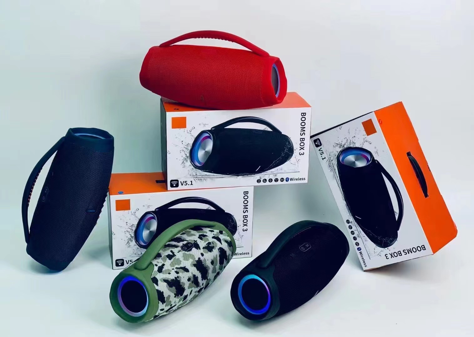 High quality 1:1 JBL boom box 3 Bluetooth speaker