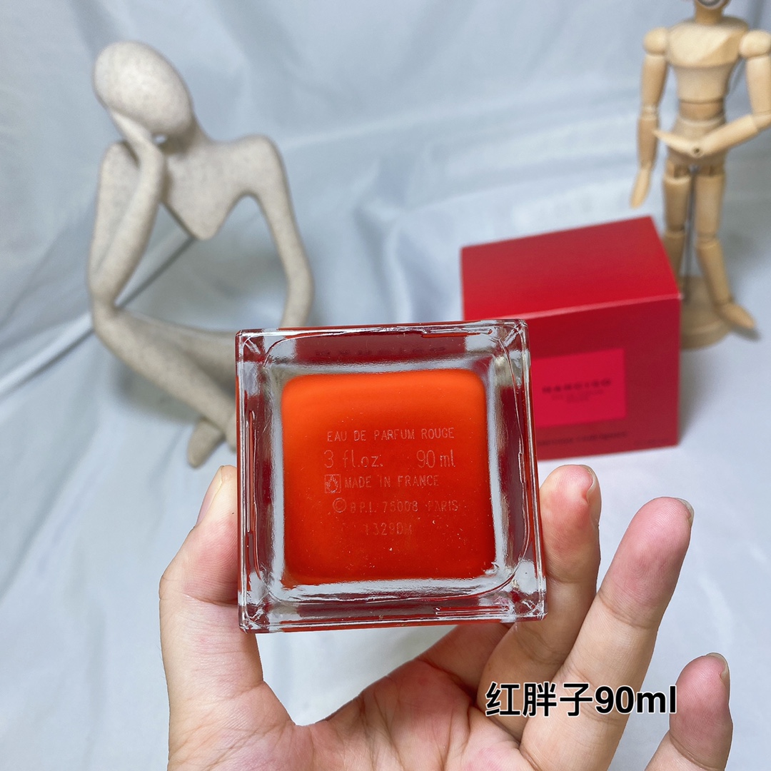 NARCISO RODRIGUEZ 纳西素红胖子同名红色 Rouge 女士香水 EDP 90ml 